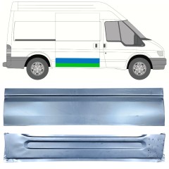 Pannello di riparazione esterno inferiore porta scorrevole per Ford Transit 2000-2013 / Destra / Set 12665