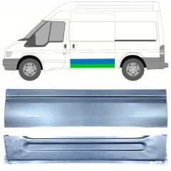 Pannello di riparazione esterno inferiore porta scorrevole per Ford Transit 2000-2013 / Sinistra / Set 12667