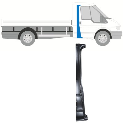 Pannello di riparazione del montante per Ford Transit 2000-2013 / Destra / Cabina singola 14898