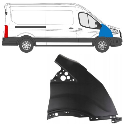 Parafango anteriore per Ford Transit 2014- 2014-2019 / Destra 17092