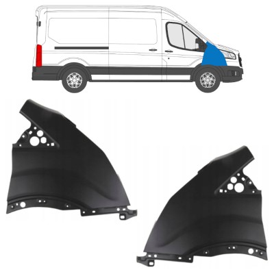 Parafango anteriore per Ford Transit 2014- 2014-2019 / Sinistra+Destra / Set 17094