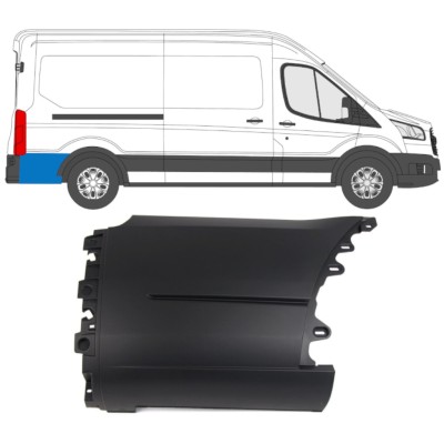 Modanatura laterale parafango posteriore dietro la ruota per Ford Transit 2014- / Destra 14670