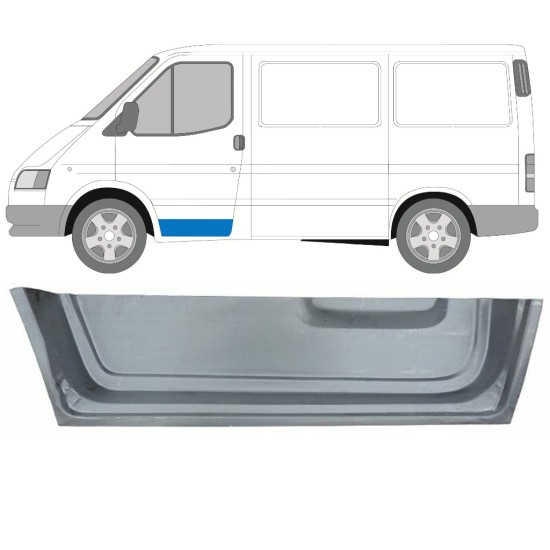 Pannello di riparazione porta anteriore interno per Ford Transit 1986-2000 / Sinistra 16023