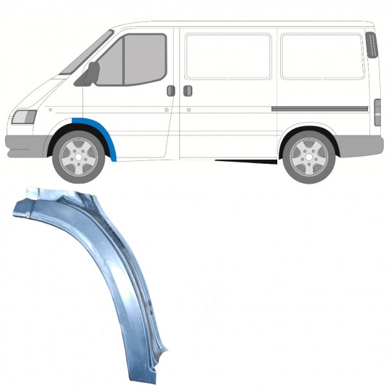 Pannello di riparazione parafango anteriore per Ford Transit 1985-1991 / Sinistra 11578