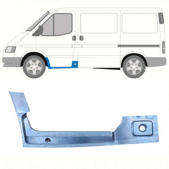 Lamiera di riparazione del rivestimento della porta anteriore interno per Ford Transit 1991-2000 / Sinistra 8428