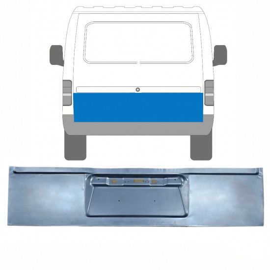 Pannello di riparazione porta posteriore per Ford Transit 1985-2000 8450