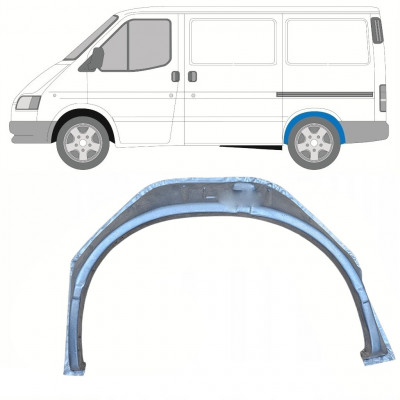 Pannello di riparazione arco ruota posteriore interno per Ford Transit 1991-2000 / Sinistra 9075