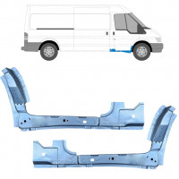 Lamiera di riparazione della porta anteriore interna per Ford Transit 2000-2013 / Sinistra+Destra / Set 10431