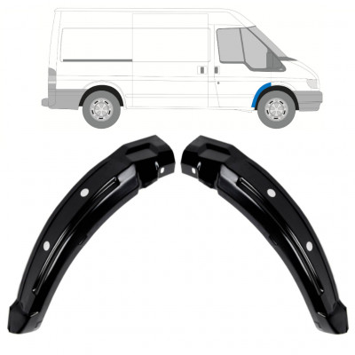 Lamiera di riparazione interno parafango anteriore per Ford Transit 2000-2013 / Set 11885