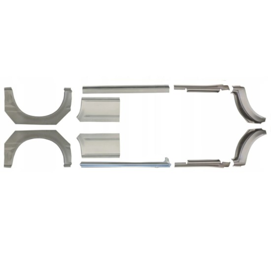 Pannello di riparazione sottoporta e parafango posteriore per Ford Transit 2000-2013 / Sinistra+Destra / Set 10640
