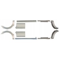 Pannello di riparazione sottoporta e parafango posteriore per Ford Transit 2000-2013 / LWB / Sinistra+Destra / Set 10630