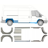 Pannello di riparazione sottoporta e parafango posteriore per Ford Transit 2000-2013 / Sinistra+Destra / Set 10640