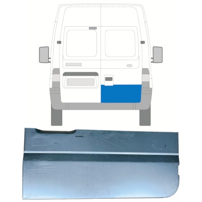 Pannello di riparazione porta posteriore per Ford Transit 2000-2013 / Destra 14532