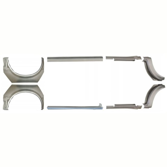 Pannello di riparazione sottoporta e parafango posteriore per Ford Transit 2000-2013 / Set 9694