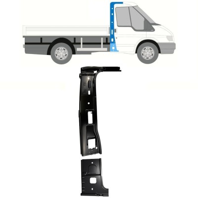 Lamierato riparazione montante interno per Ford Transit 2000-2013 / Destra / Set 16932