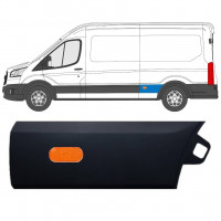 Modanatura laterale parafango posteriore per Ford Transit 2014-  / LWB / Sinistra 11691