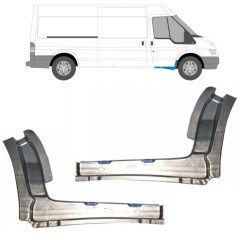 Sottoporta interno per Ford Transit 2000-2013 / Sinistra+Destra / Set 11909