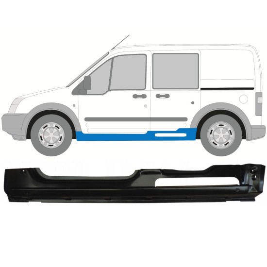 Sottoporta Lamiera Completo per Ford Transit Connect 2003-2013 / Sinistra 17149