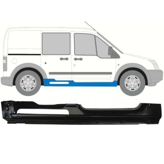 Sottoporta Lamiera Completo per Ford Transit Connect 2003-2013 / Destra 17148