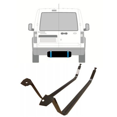 Cinghie serbatoio carburante per Ford Transit Connect 2003-2013 14958