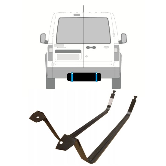 Cinghie serbatoio carburante per Ford Transit Connect 2003-2013 14958 Cinghie serbatoio carburante per Ford Transit Connect 2003-2013 14958