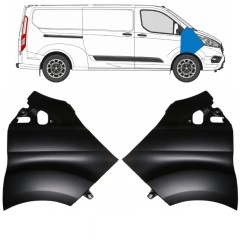 Parafango anteriore per Ford Transit Custom 2017-2021 / Sinistra+Destra / Set 17100