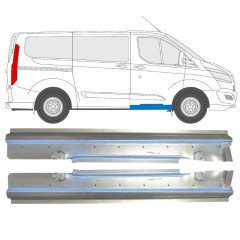 Pannello di riparazione sottoporta lamiera per Ford Transit Custom 2013-2023 / Sinistra+Destra / Set 14643
