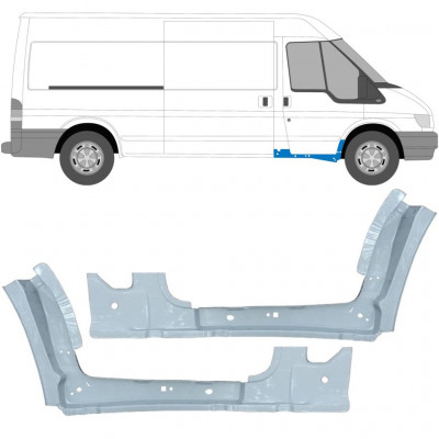 FORD TRANSIT 2000-2013 INTERNO PANNELLO FRONTALE / SET