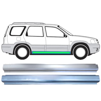 Lamiera di riparazione sottoporta e sottoporta interno per Mazda Tribute 2001-2008 / Sinistra = Destra (simmetrico) 15598
