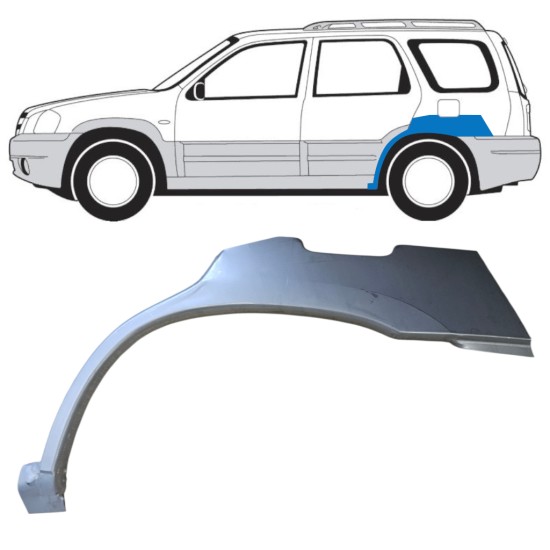 Pannello di riparazione parafango posteriore