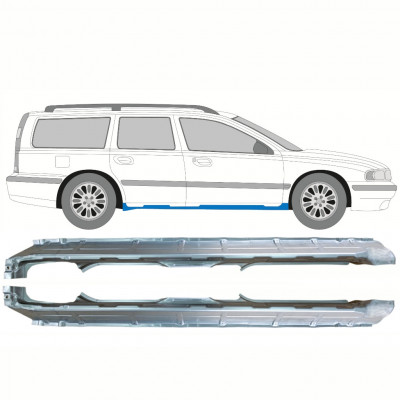 Pannello di riparazione sottoporta lamiera per Volvo V70 2000-2007 / Sinistra+Destra / Set 10344