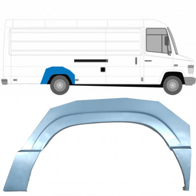 Pannello di riparazione parafango posteriore per Mercedes Vario 1996- / Destra /  5596