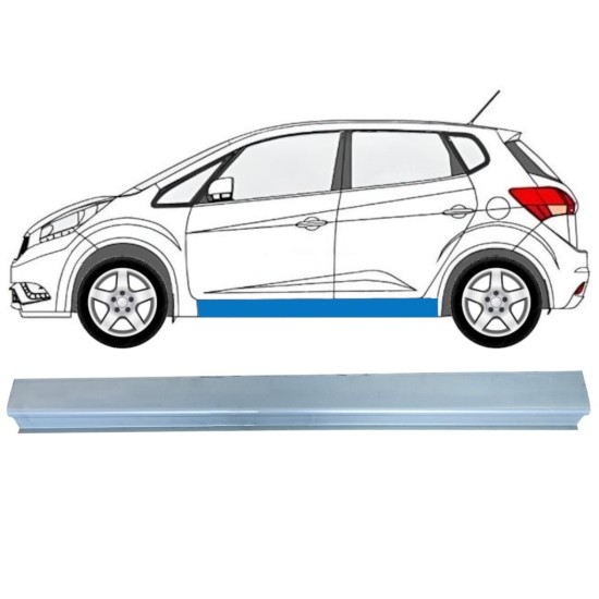 Pannello di riparazione sottoporta inferiore per Kia Venga 2010-2019 / Sinistra 16886