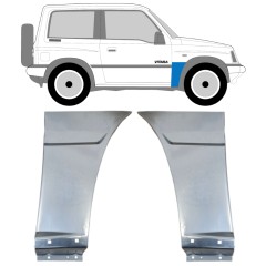 Pannello di riparazione parafango anteriore per Suzuki Vitara 1988-1998 / Sinistra+Destra / Set 14640