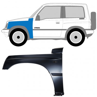 Parafango anteriore per Suzuki Vitara 1988-1998 / Sinistra 12011