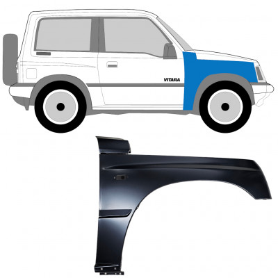 Parafango anteriore per Suzuki Vitara 1988-1998 / Destra 12010