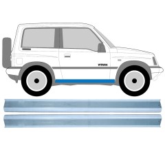 Pannello di riparazione sottoporta lamiera per Suzuki Vitara 1988-1998 / Sinistra+Destra / Set 10609