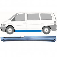 Pannello di riparazione sottoporta lamiera per Mercedes Vito 1996-2003 / Sinistra 6801