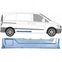 Pannello di riparazione porta scorrevole interno per Mercedes Vito 2003-2014 / Destra 6813