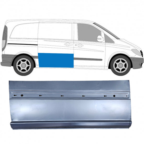 MERCEDES VITO 2003-2014 PORTA SCORREVOLE PANEL OUTER / DESTRA