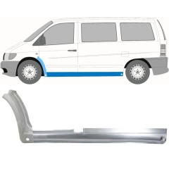Lamiera di riparazione sottoporta completo e parafango anteriore per Mercedes Vito I W638 1996-2003 / Sinistra / Set 11503