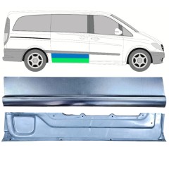 Pannello di riparazione esterno inferiore porta scorrevole per Mercedes Vito W639 2003-2014 / Destra / Set 12046