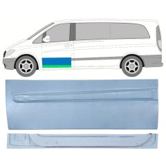Lamiera di riparazione interno ed esterno porta anteriore per Mercedes Vito W639 2003-2014 / Sinistra / Set 12646
