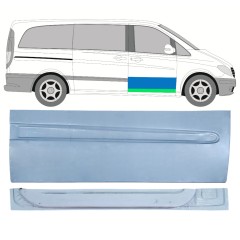 Lamiera di riparazione interno ed esterno porta anteriore per Mercedes Vito W639 2003-2014 / Destra / Set 12645