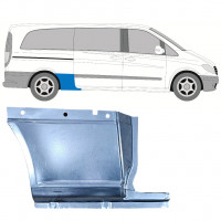 Pannello di riparazione parafango posteriore per Mercedes Vito 2003- / LWB / Destra 11860