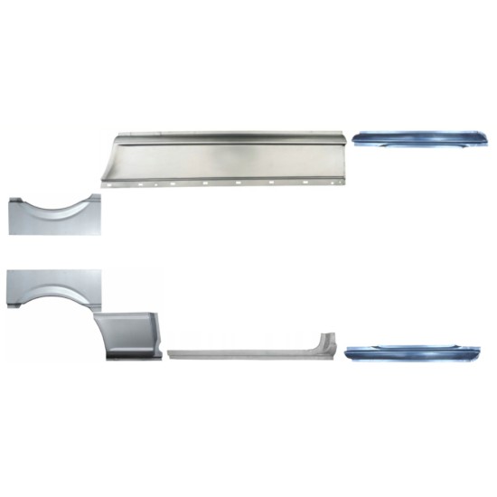 Set di pannelli di riparazione per Mercedes Vito W639 2003-2014 / Sinistra+Destra / 14787