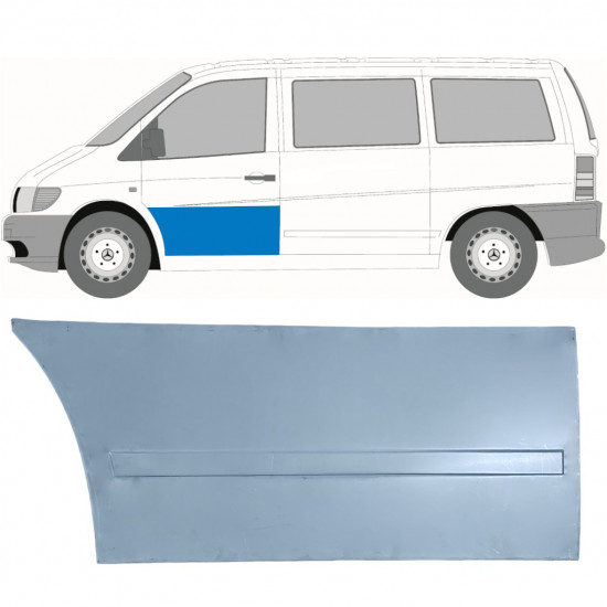 Pannello di riparazione porta anteriore per Mercedes Vito 1996-2003 / Sinistra 11994