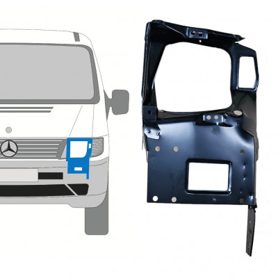 MERCEDES VITO 1996-2003 SUPPORTO PER FARI / SINISTRA