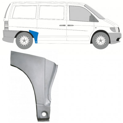 MERCEDES VITO 1996-2003 PANNELLO DI RIPARAZIONE DELL\'ALA POSTERIORE / DESTRA