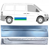 Pannello di riparazione esterno inferiore porta scorrevole per Mercedes Vito 1996-2003 / Destra / Set 12048